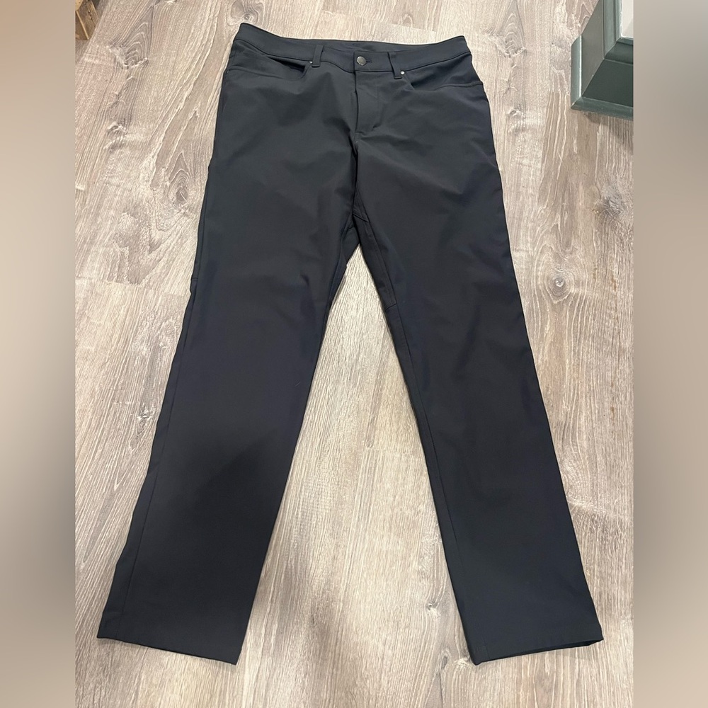 Lululemon Pants Mens 32 Dark Gray ABC Slim Fit Casual Stretch Golf Athletic